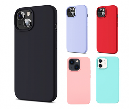 iPhone 14 / 15 Series Liquid Silicone Case - Microfiber Lining - Mobile ...