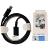 Type C to Type-C Fast Charging Black Cable – 1M (Packaged)